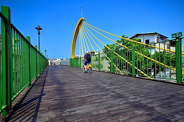 潭雅神綠園道中清陸橋從今日起至9月15日止將封閉進行修繕工程。圖/台中市政府提供
