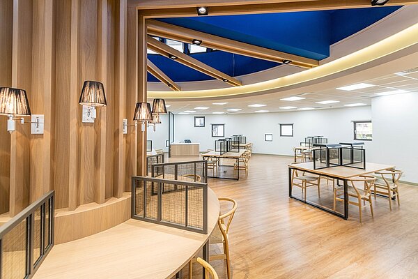 市圖景雲分館自習室。圖/桃園市政府提供