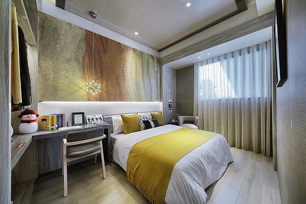 每間房間採光度都非常好。圖/富宇上城提供