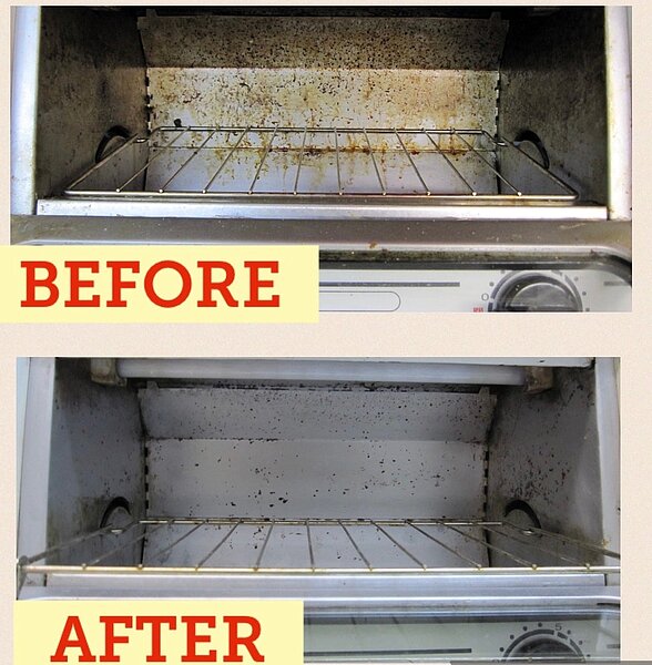 達人分享可使用「面膜法」清理烤箱內部的油汙。圖/截自「陳映如-Sona Queen的生活筆記本」臉書粉專