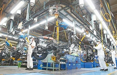 
晶片荒延燒全球，有「機車王國」之譽的台灣意外中槍，機車產業從內銷、外銷到代工都深受其害。（本報資料照片）
