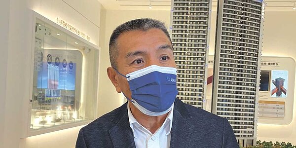 海悅國際總經理曾俊盛表示,海悅以房地產「代銷業的台積電」自許,會擴大投資台灣的力道。圖∕蔡惠芳