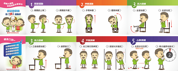 防跌小撇步。圖/衛生局提供