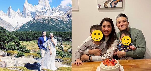 名模兼演員的女星林可彤出道20年,與在外商銀行擔任副總裁的老公武廣明近日結婚滿5周年。圖/取自林可彤臉書