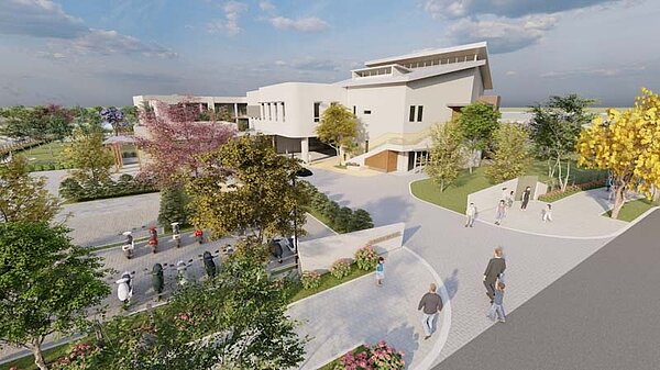 東區平實段非營利幼兒園動土，預計113年完工。圖／台南市政府提供