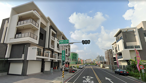 嘉義湖子內重劃區。圖/翻攝自GoogleMaps