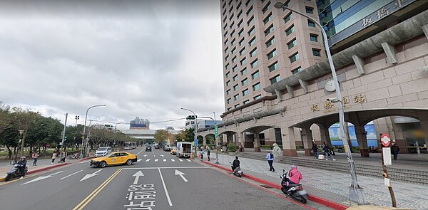 圖為板橋車站附近街景。圖／翻攝自Google maps