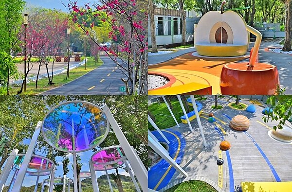 東豐自行車綠廊周遭環境及裝置。圖/台中市政府提供