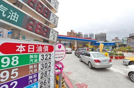 隨著通膨、俄烏戰事等影響，國際油價持續飆漲，國內油價在春節過後也連續幾周跟著攀升。圖為民眾開車到加油站加油。（本報資料照片）