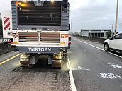 桃園61線50坑洞不平急修復　工務段：3月大觀加固施工