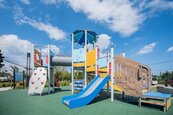 大安果樹公園遊戲場改善完成　八德區44處遊戲場今年達100％更新