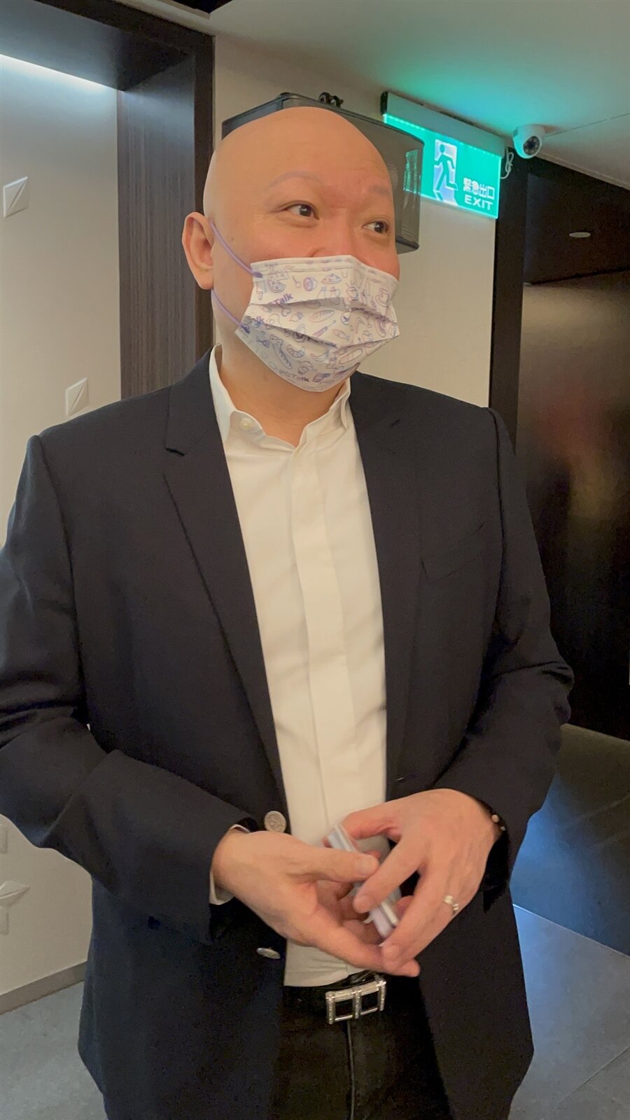 林秉文聊及澎恰恰的婚姻狀況。記者葉君遠攝影 