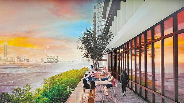 台鐵南港調車場將蓋出整合百貨、旅館、商辦、住宅的複合式開發量體,為南港西軸發展添經濟消費與國際商貿動能。圖/業者提供