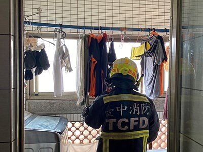 熱水器裝錯恐致一氧化碳中毒。圖/台中市消防局提供