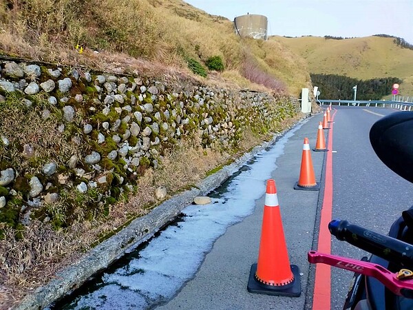 9.1度，但無奈水氣不足無緣3月雪。(翻攝台灣追雪團／中時記者吳建輝南投傳真)