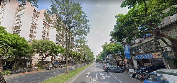 根據實價登錄資料，統計雙北市2021年各行政區預售屋與成屋房價發現，台北市松山區預售屋與成屋價差高達70.4％，價差為北市之冠。圖／截自Google Maps