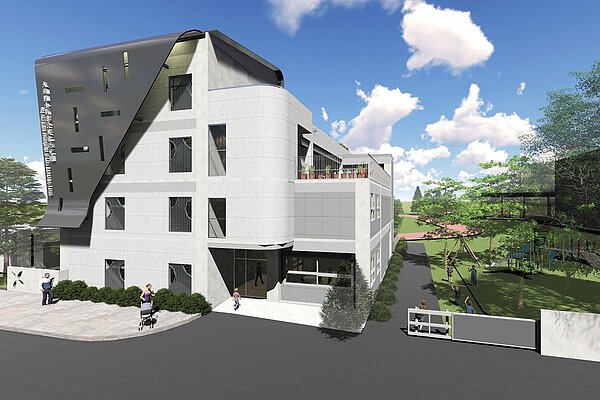 大湖公共化幼兒園工程模擬圖/新聞處提供