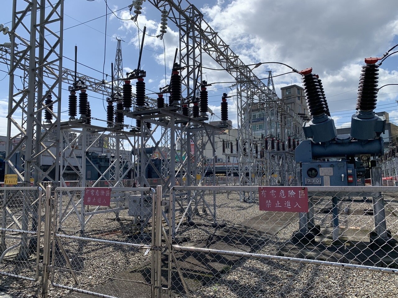 宜蘭羅東的信義變電所將於3月底完成拆除工程。記者林佳彣/攝影