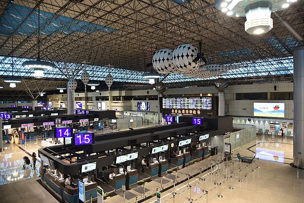 台灣爭取申請加入美國「境外預先通關計畫」多年,我方以桃園機場為申請人,美方最終仍以運量不夠大為由,暫不考慮申請案。圖/桃機公司提供