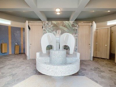 豐樂公園公益廁所改造計畫將完工。圖／台中市建設局提供