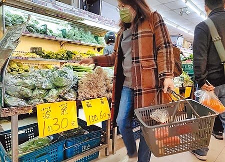 中央銀行日前宣布升息1碼,財政部長蘇建榮昨天被問到是否是配合美國?蘇回應是跟物價有關。圖為民眾18日在市場購物。(鄭任南攝)