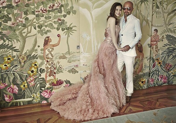 辛龍與劉真。圖/擷自辛龍臉書