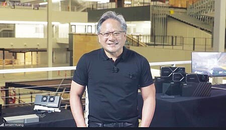 輝達(NVIDIA)執行長黃仁勳。圖∕本報資料照片