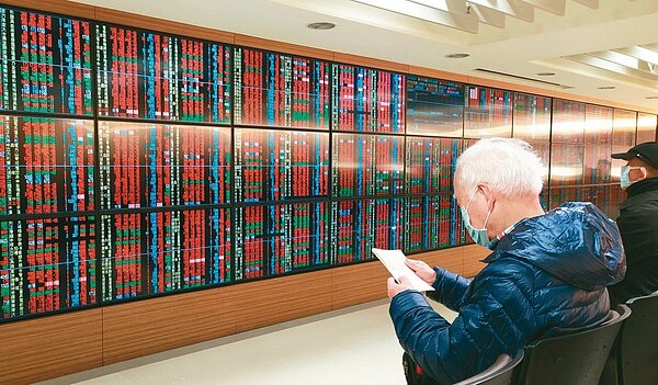 台股示意圖。 報系資料照