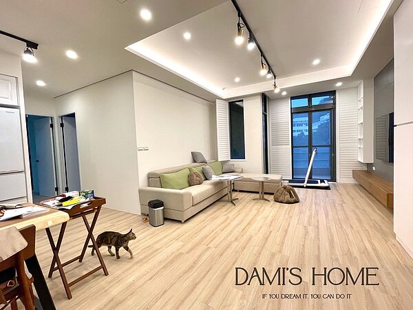 黃大米新家裝潢。圖/取自黃大米臉書