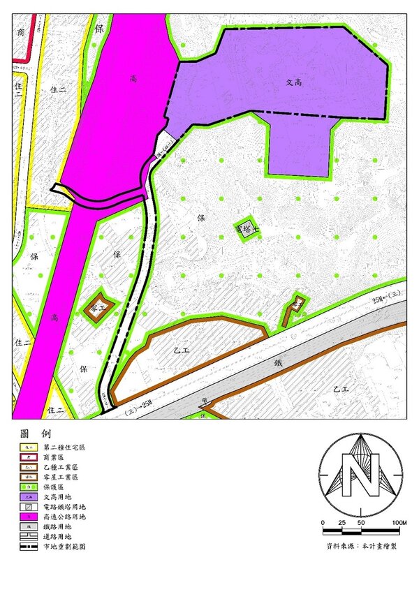 重劃範圍示意圖／新北市政府城鄉發展局都市計畫科提供