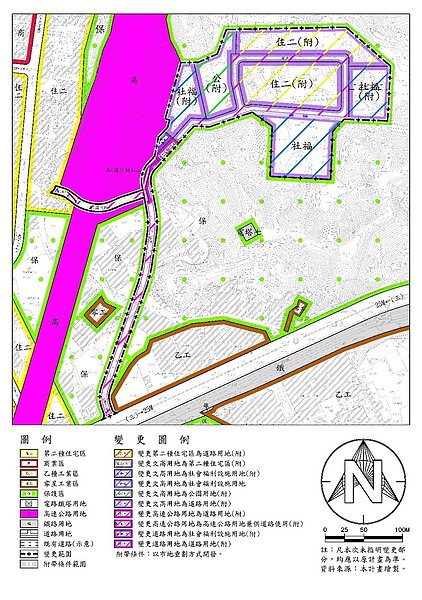 變更內容示意圖。圖/新北市政府城鄉發展局都市計畫科提供
