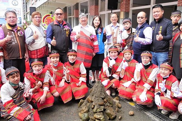 尖石中老舊校舍整建動土。圖／新竹縣政府提供