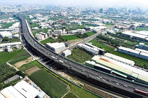大里聯絡道路銜接工程完工。圖／台中市建設局提供