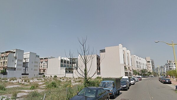 永康「東橋安居」社宅未來預計興建220戶,房型比部分,套房、二房、三房各為6:3:1,預計4年後完工。圖/google map