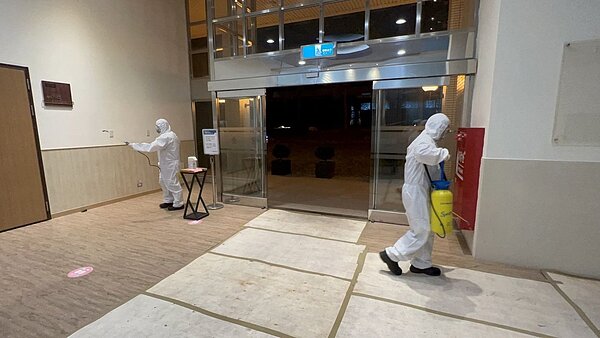 清消、消毒。示意圖/台北市政府提供