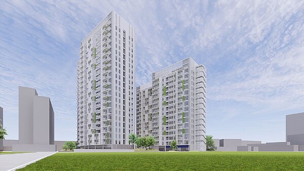 「中雅安居」示意圖。圖/都市發展處提供