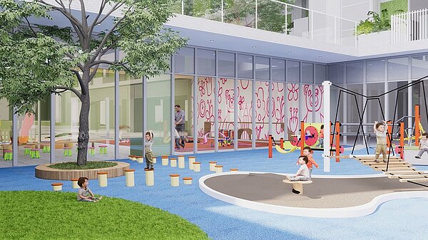 「中雅安居」模擬圖。圖/都市發展處提供