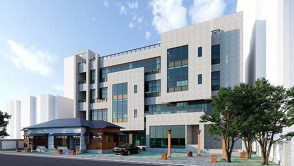 桃園文學館新建工程今（7）日舉行開工典禮，預計明年7月竣工。圖／桃園市政府提供