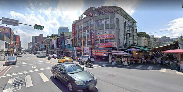 圖為埔墘興隆市場周邊街景。圖／擷取自Google Maps