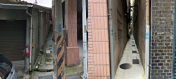 工程前(圖左)後(圖右)對比實際照片。圖/新北市政府提供