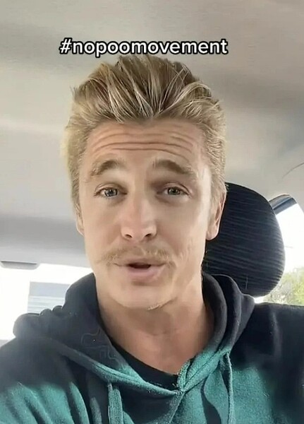 男因掉髮只用清水洗頭6年後養出一頭健康茂密的頭髮。圖/tiktok