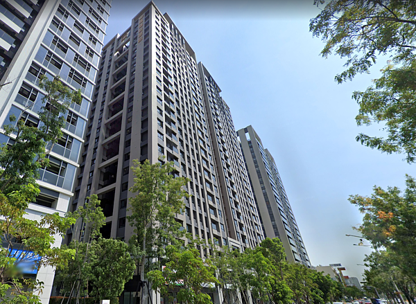 台南北區海安路「遠雄新源邸」。圖/翻攝自GoogleMaps