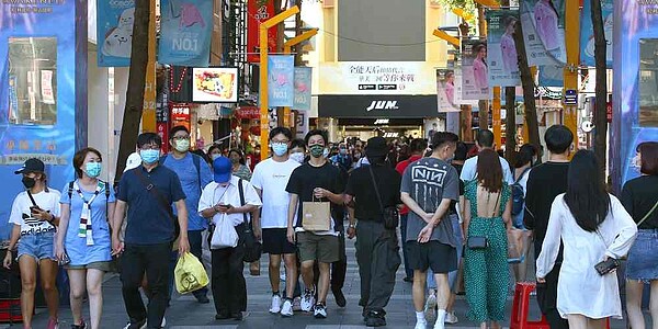 圖為西門町一隅。圖／中時報系資料照片