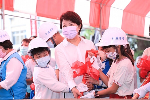 后里區內埔國民小學新建公共化幼兒園園舍工程開工動土典禮。圖／台中市政府教育局