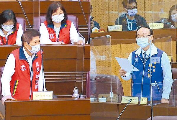 桃園市議員林政賢表示,囤房稅恐會使房東漲房租,轉嫁到租客身上。(陳夢茹翻攝)