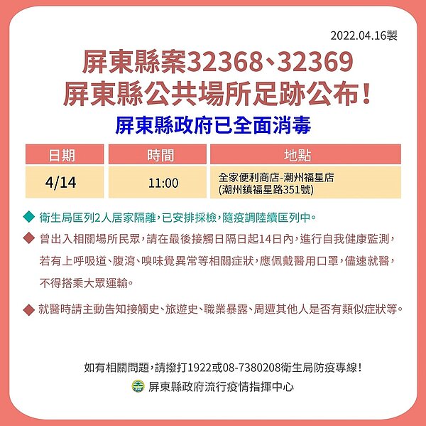 屏東縣足跡。圖／屏東縣政府提供