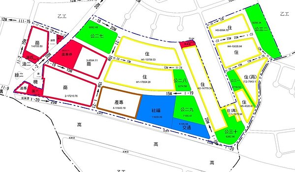 新北市蘆洲地區容積率比其他區低,僅200%,新北市城鄉局表示,將配合蘆洲南北側整開區,提高公共設施比例。圖/新北市城鄉局提供
