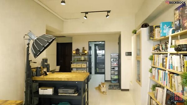 貝克書新家整體樣貌。圖/翻攝自貝克書YouTube