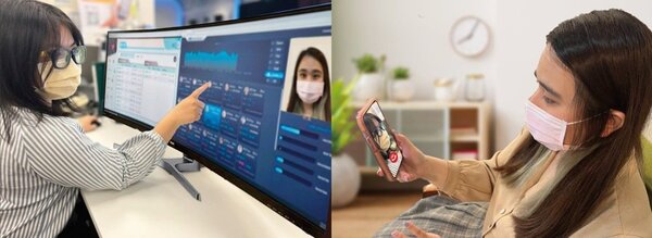 捷格科技「虛擬病房2.0」健康雲提供民眾零距離貼心關懷照護服務。圖／捷格科技提供

