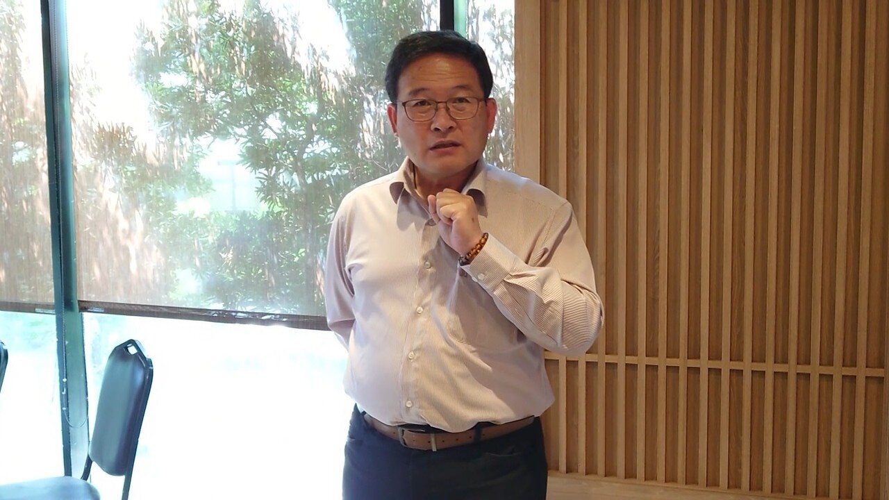 民進黨彰化縣黨部主任委員邱建富今談民進黨在彰化縣五合一選舉的布局。記者簡慧珍/攝影